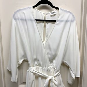 CUTE white mini-romper from Show Me Your Mumu